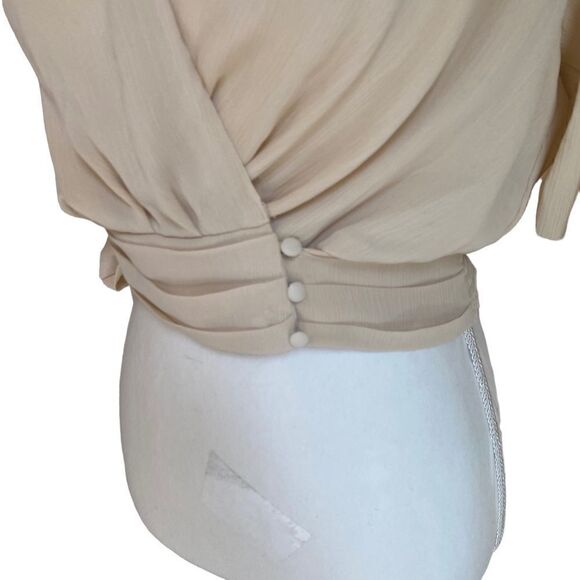 HYFVE Smocked Crop Top Blouse Size M NWOT - Picture 5 of 6